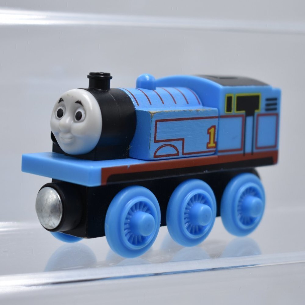 Talking Thomas Wooden Train Toy from Thomas & Friends with Light by Mattel